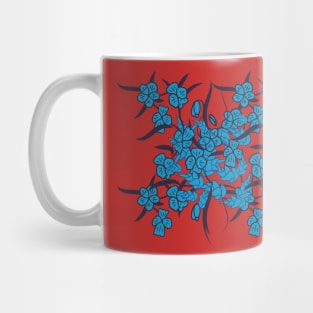 Blue pansies Mug